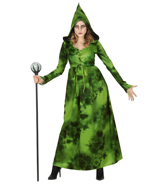 Forest Witch  Hooded Dress 