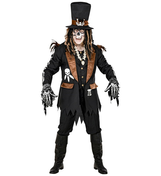 Voodoo Priest  Jacket With Vest, Hat 