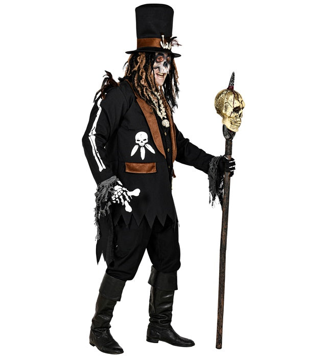 Voodoo Priest  Jacket With Vest, Hat 