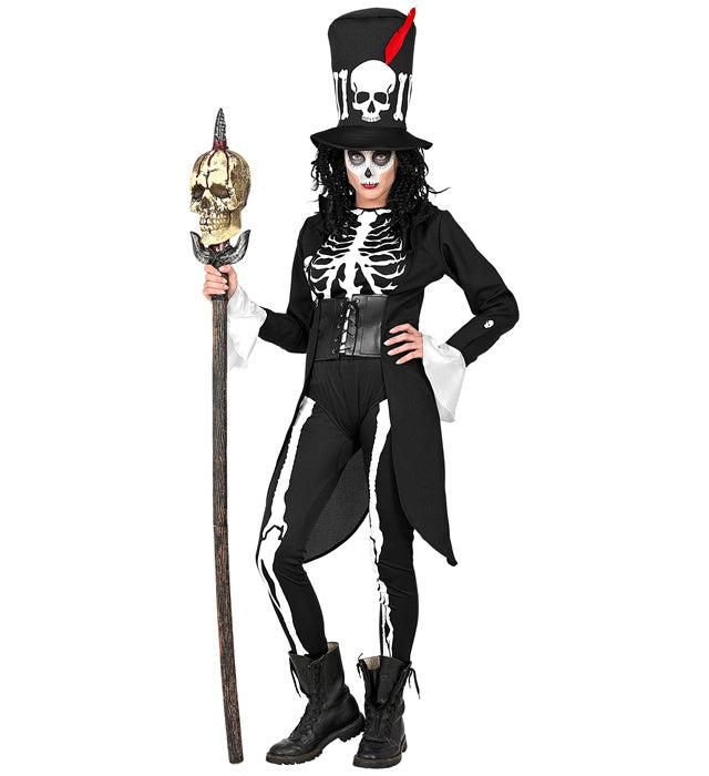 Voodoo Priestess  Tailcoat With Corset, Belt And Cuffs, Jumpsuit, Brief, Hat 