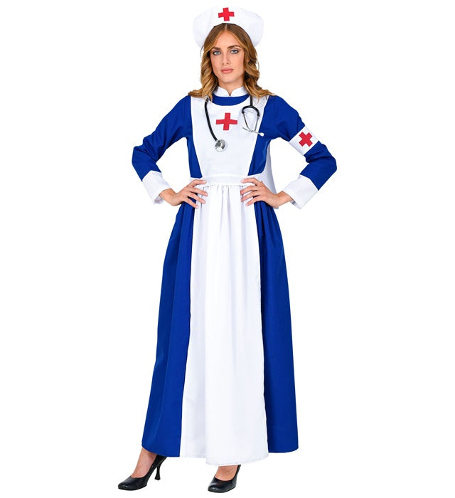 Vintage Nurse  Dress, Hat, Armband 