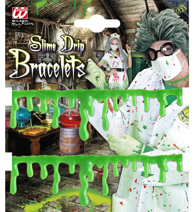Set Of Slime Drip Bracelets