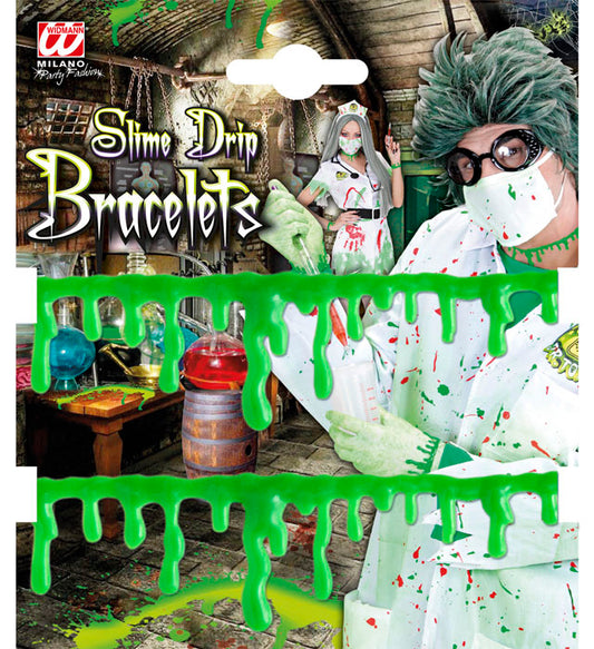 Set Of Slime Drip Bracelets