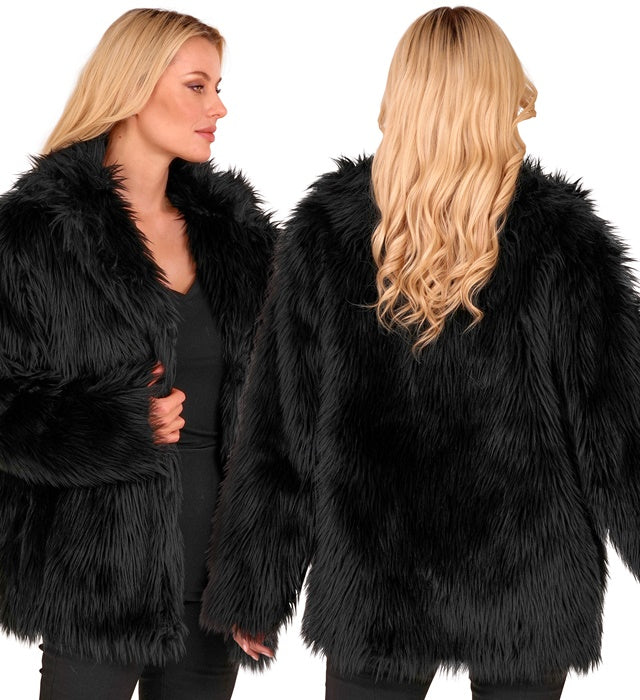 Black Plush Jacket