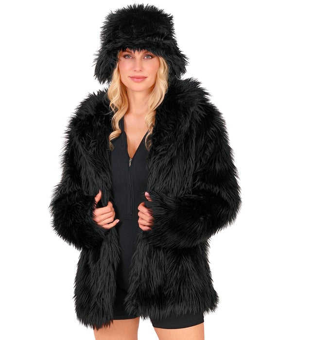 Black Plush Jacket