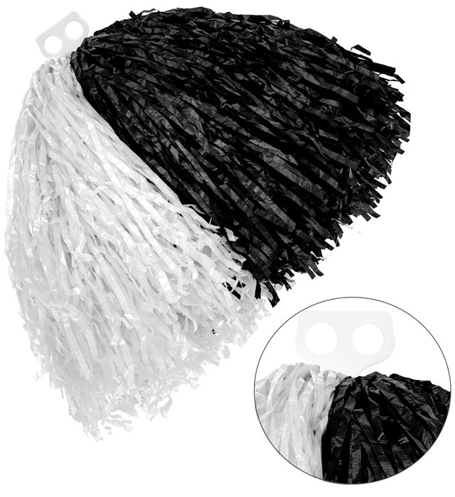White-Black Pom Pom