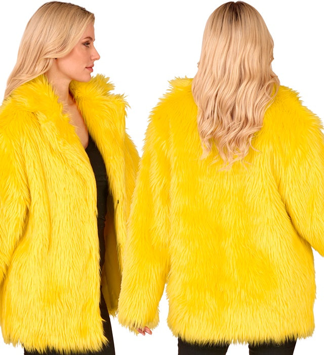 Yellow Plush Jacket