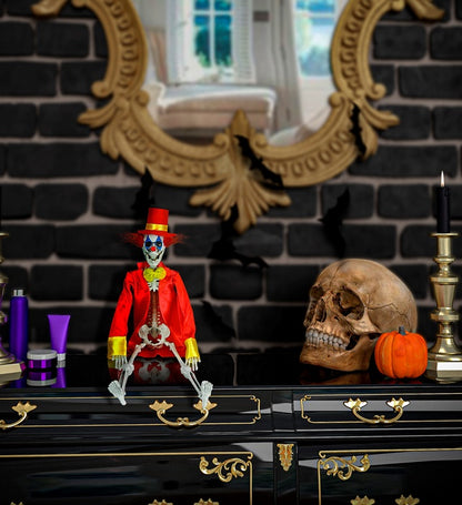 Horror Clown Skeleton 40 Cm - Movable Arms & Legs