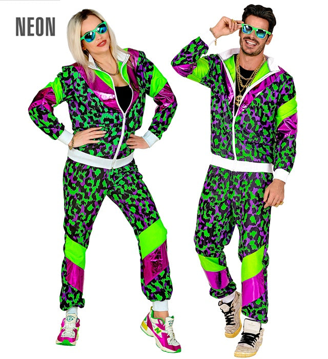 80'S Party Animal Shell Suit  Jacket, Pants 