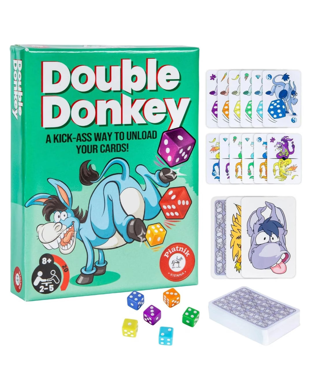Double Donkey Card Game by Piatnik