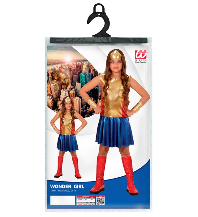 Wonder Girl  Dress, Headpiece, Cuffs 
