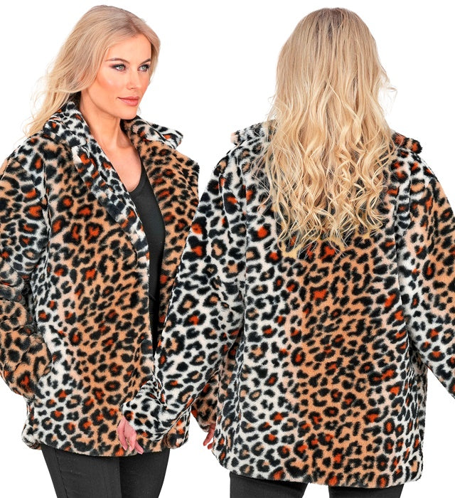 Animalier Leopard Plush Jacket