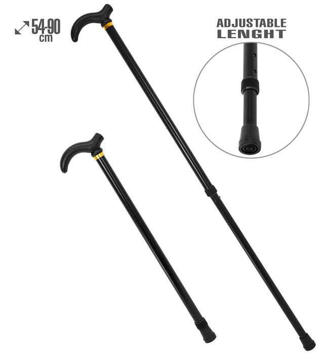 Walking Stick Aluminium  Adjustable Length  Min 54 Cm - Max 90 Cm 