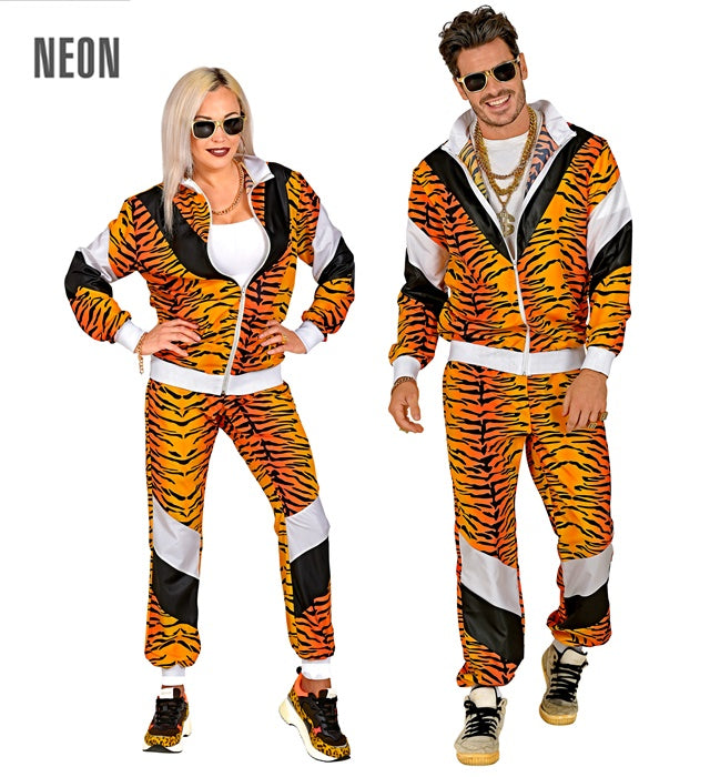 80'S Tiger Shell Suit  Jacket, Pants 