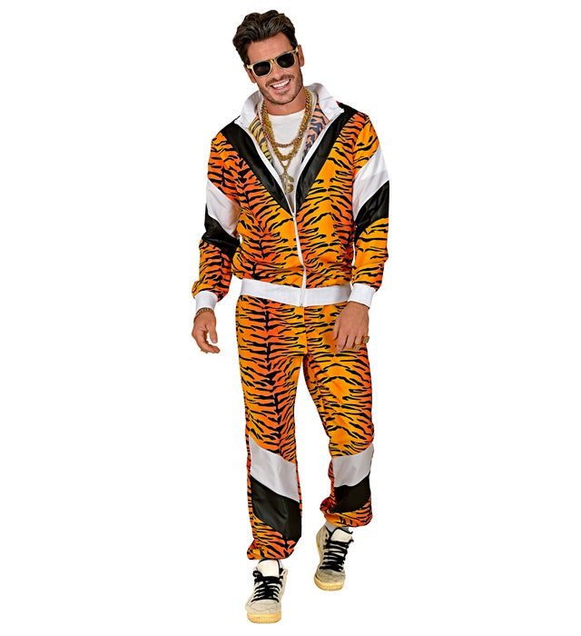 80'S Tiger Shell Suit  Jacket, Pants 
