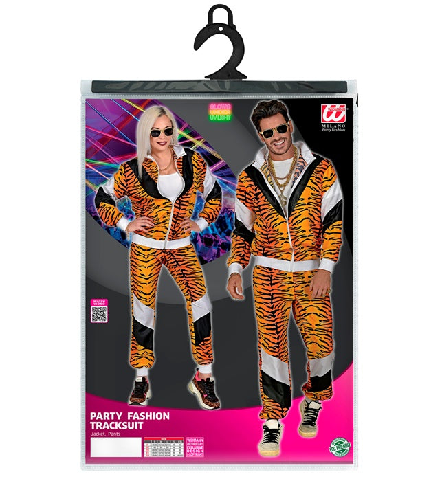 80'S Tiger Shell Suit  Jacket, Pants 