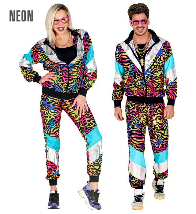 80'S Party Animal Shell Suit  Jacket, Pants 