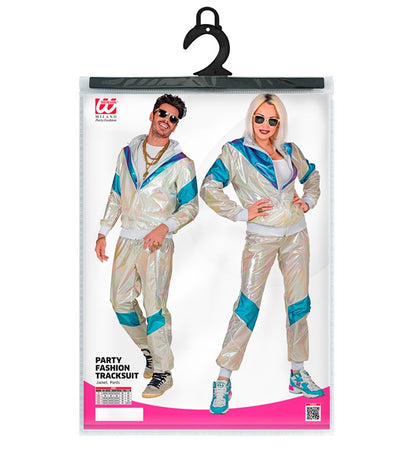 80'S Holographic Shell Suit  Jacket, Pants 
