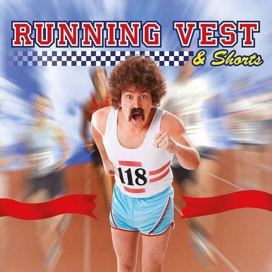 118 Running Vest with Shorts Adult Costume 2