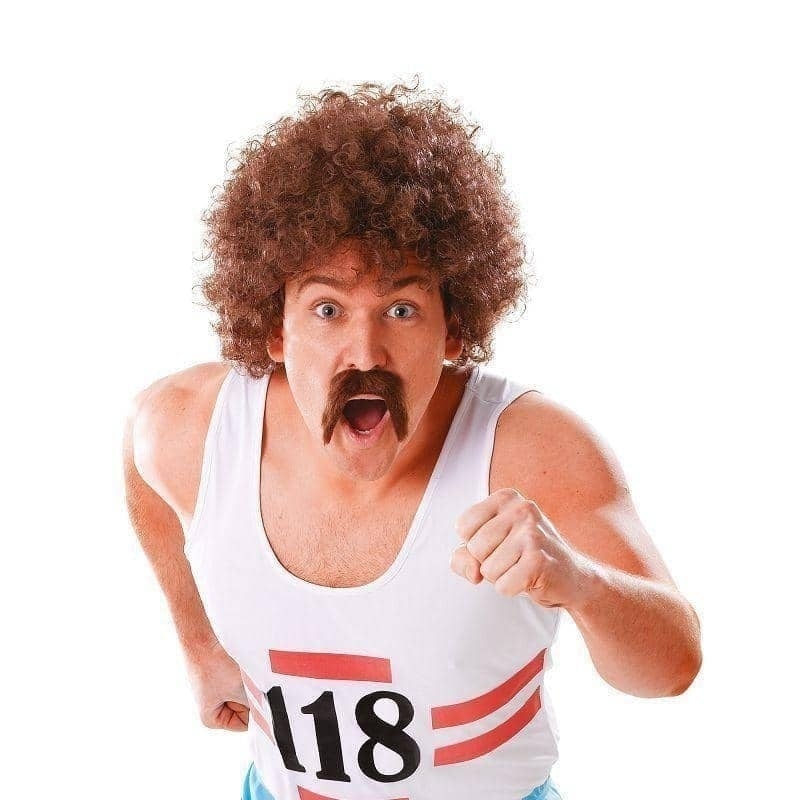 118 Running Vest with Shorts Adult Costume 1