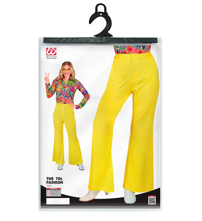 The 70S Groovy Style -  Yellow  Pants 