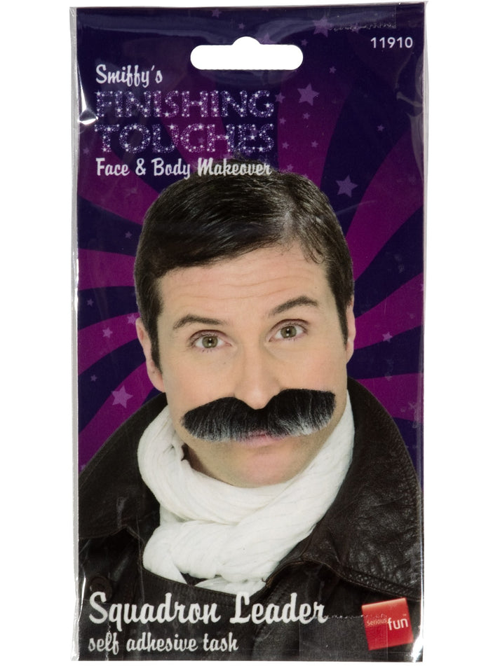 Squadron Leader Tash Grey Mix Self Adhesive Adult Costume Accessory 1
