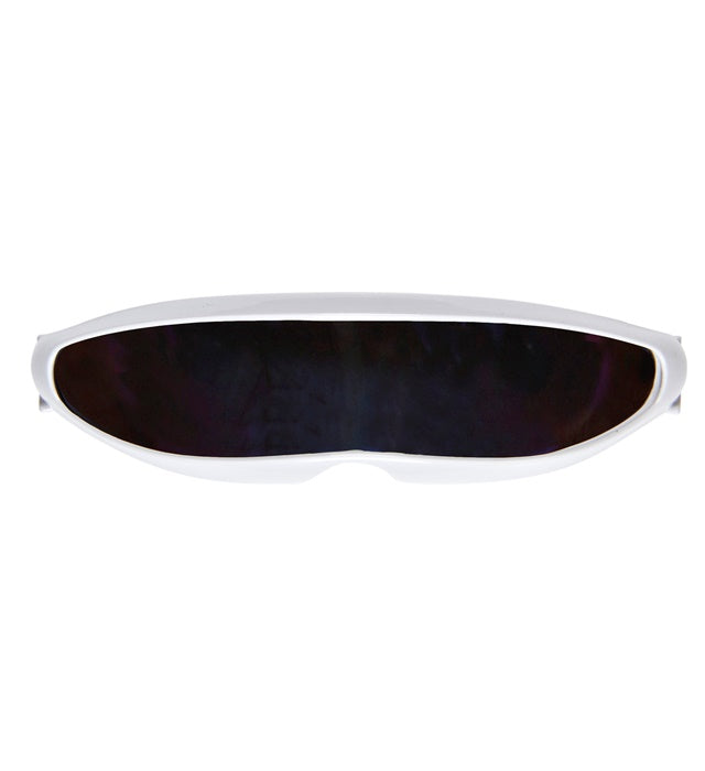 White Robot Glasses