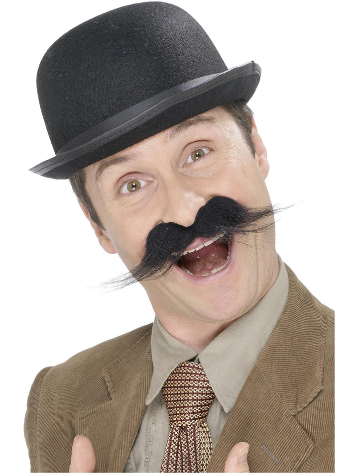 Tales of Old England Investigator Tash Black Bushy Self Adhesive