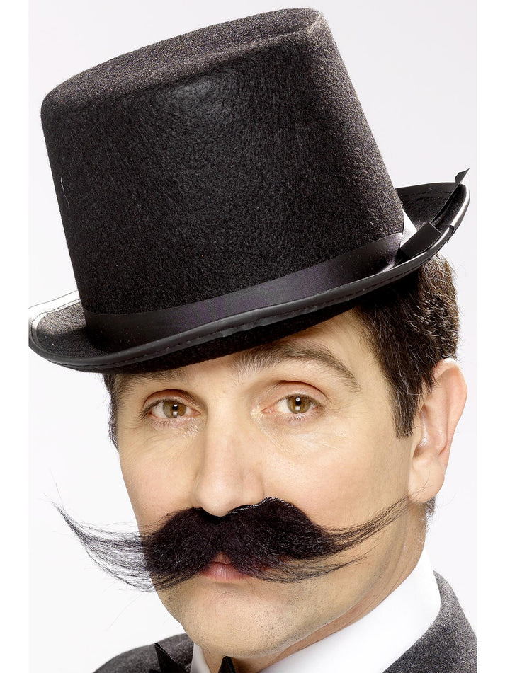 Tales of Old England Investigator Tash Black Bushy Self Adhesive 1