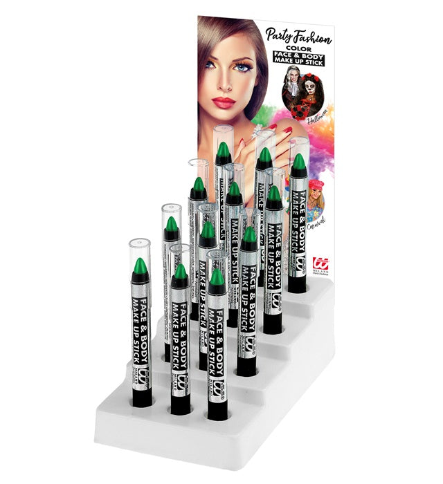Green Make-Up Pencils Display Box - 3,5 Ml