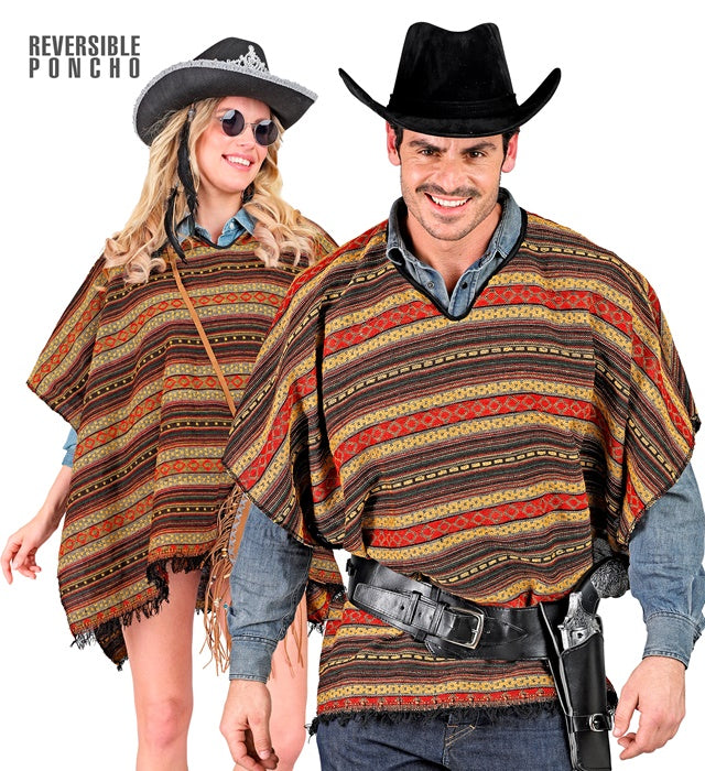 Reversible Poncho 100X75 Cm