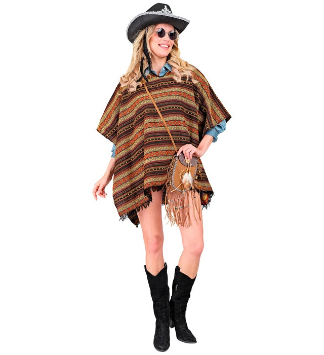 Reversible Poncho 100X75 Cm