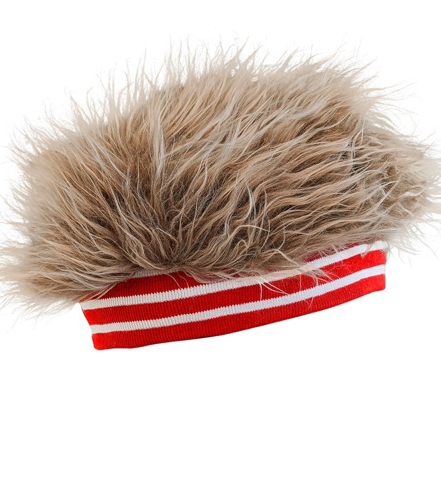 Headband With Plush Hair The 80S 