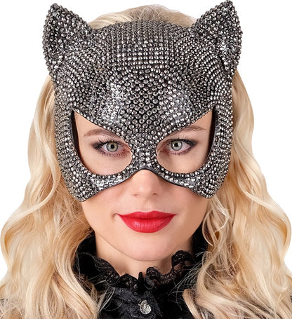 Eye Mask Cat Strass