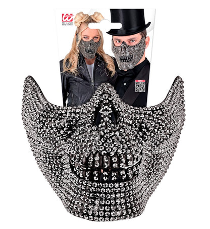 Face Mask Skull Strass