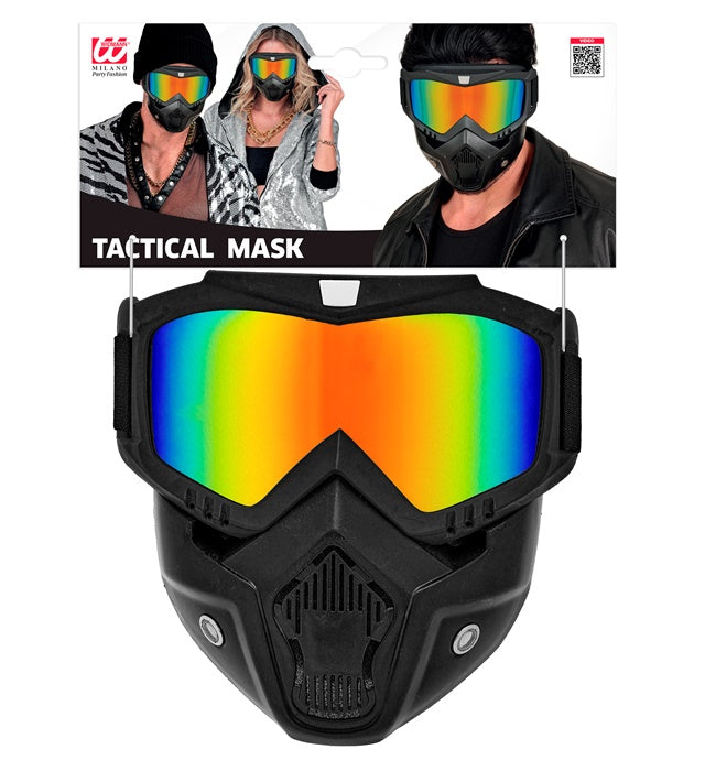 Tactical Mask Mirror Lens Rainbow