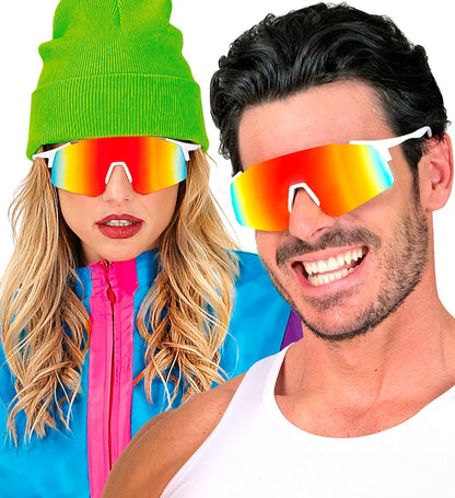 Glasses Mirror Lens Rainbow