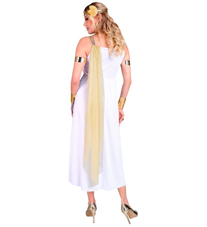 Greek Goddess  Toga Dress, Bracelets, Laurel Wreath 