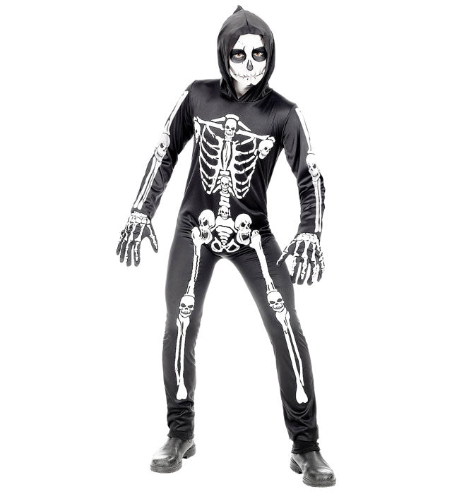 Skeleton  Hooded Overalls 