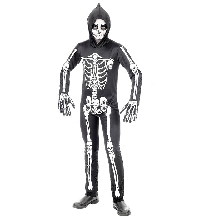 Skeleton  Hooded Overalls 