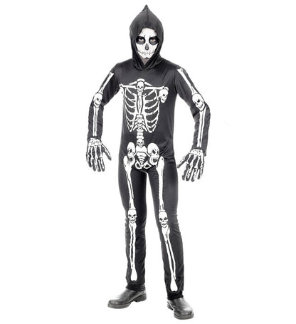 Skeleton  Hooded Overalls 