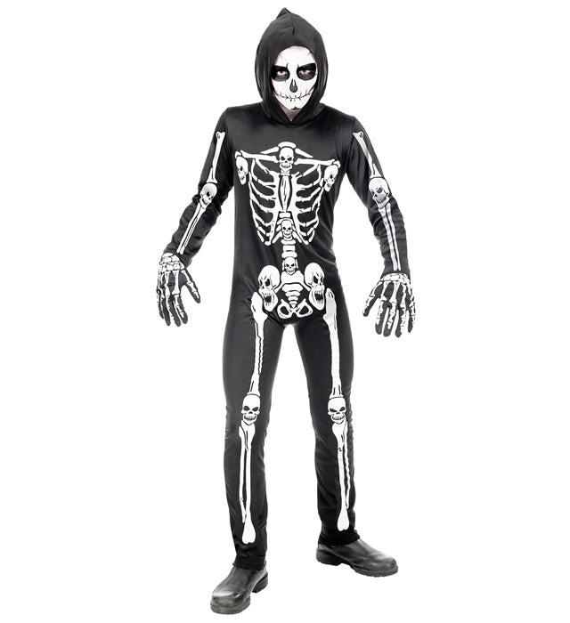 Skeleton  Hooded Overalls 
