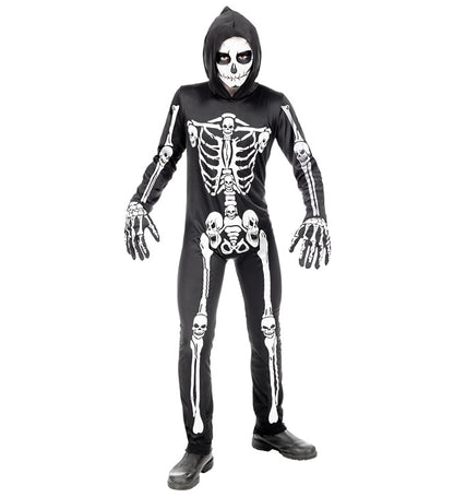 Skeleton  Hooded Overalls 