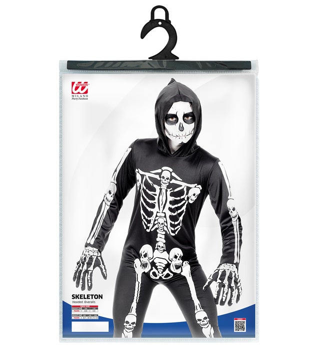 Skeleton  Hooded Overalls 