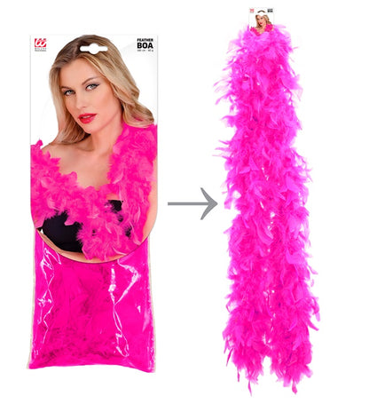 Fucsia Feather Boa - 1,80 M - 80 G