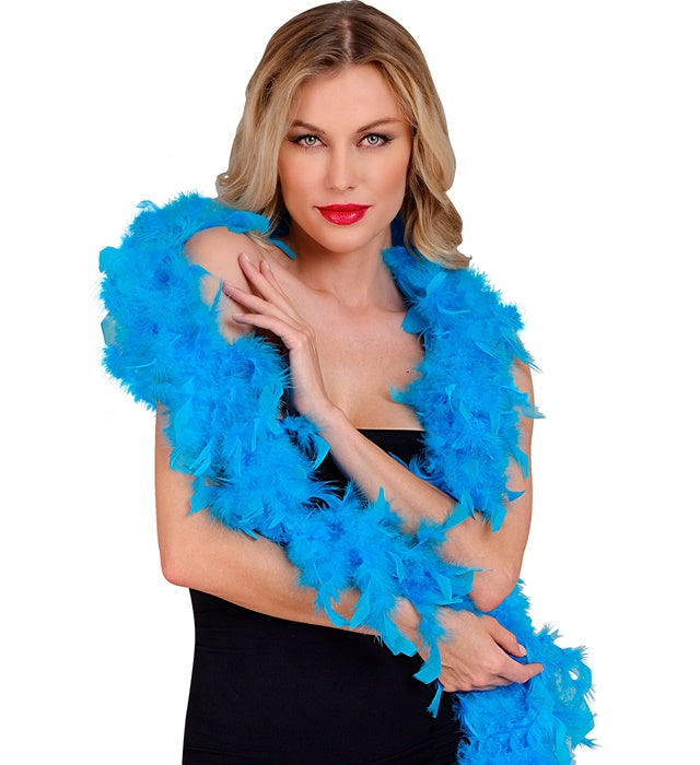 Azure Feather Boa - 1,80 M - 80 G