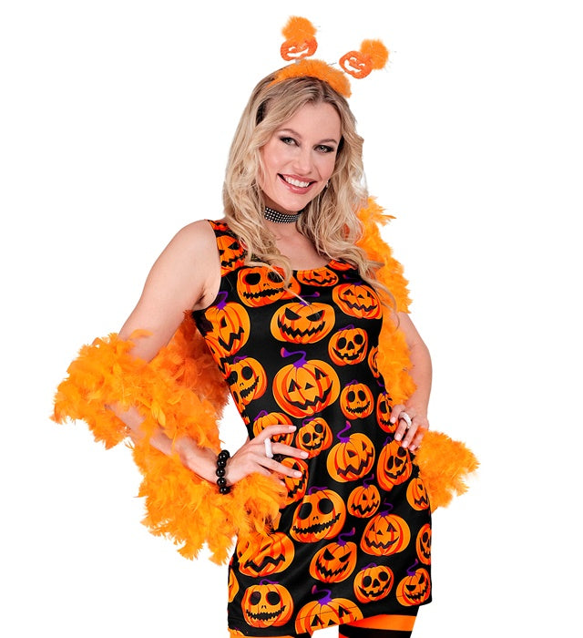 Orange Feather Boa - 1,80 M - 80 G