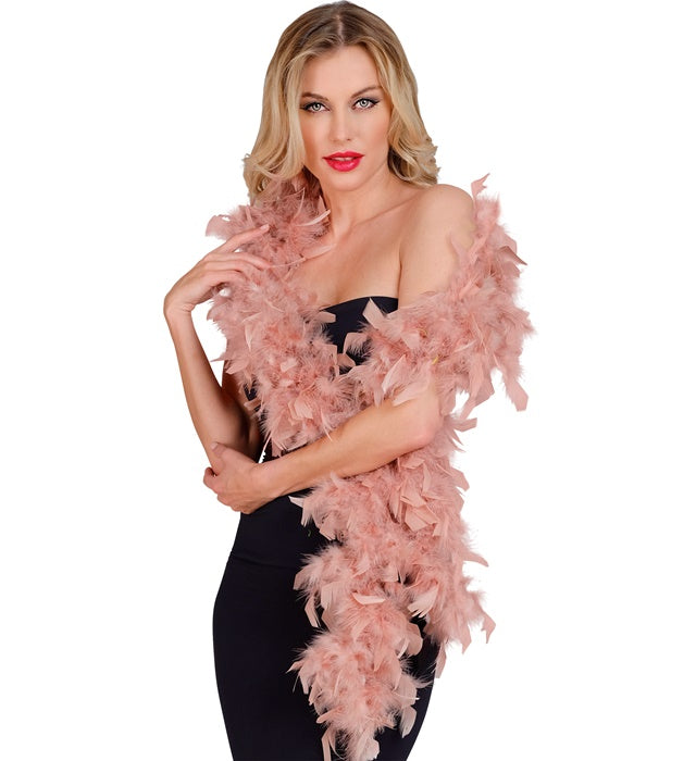 Antique Rose Feather Boa - 1,80 M - 80 G