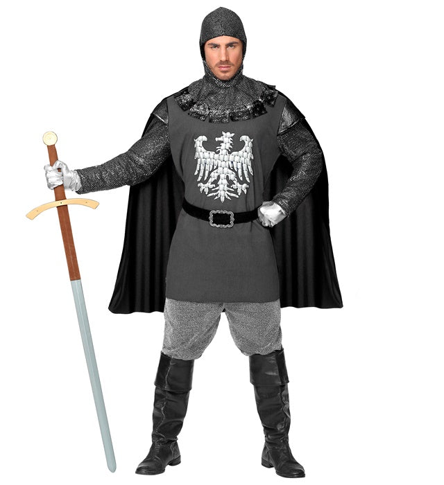 Knight  Coat With Cape, Belt, Hood 