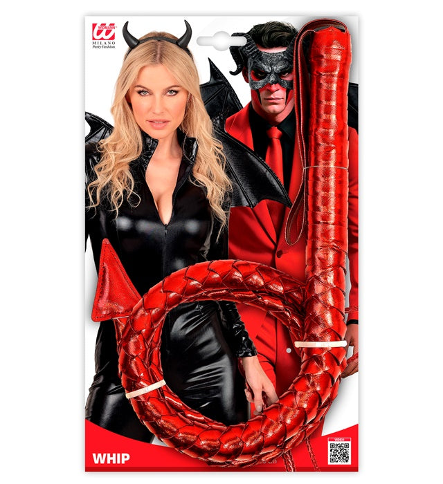 Whip Devil Tail Red 180 Cm